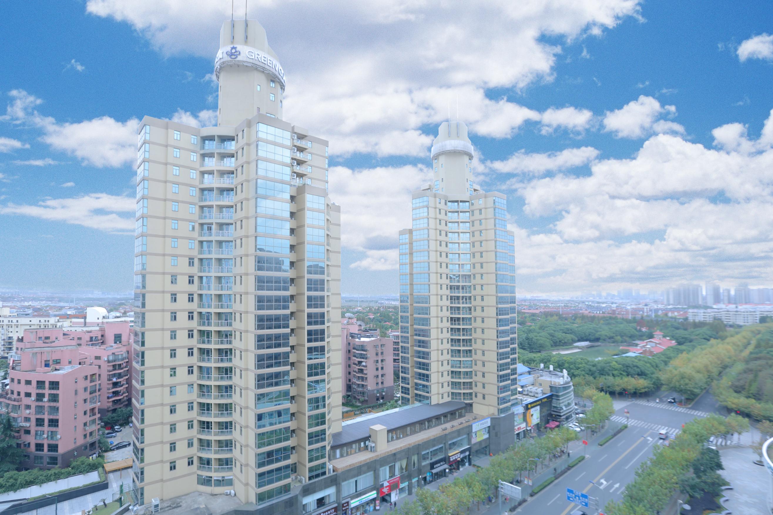 Green Court Residence Jinqiao Diamond Sanghaj Kültér fotó