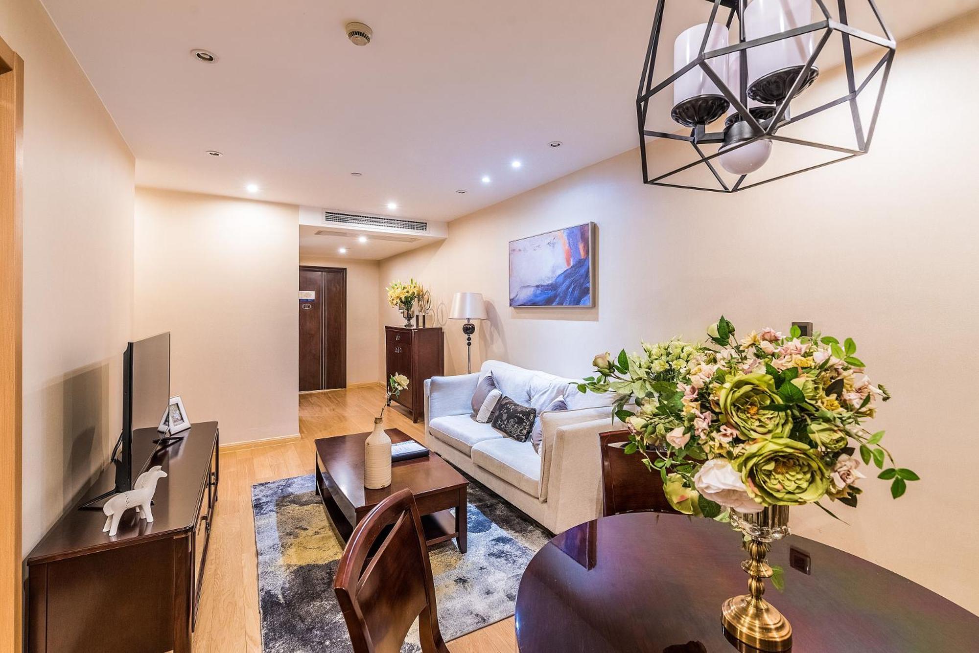 Green Court Residence Jinqiao Diamond Sanghaj Kültér fotó