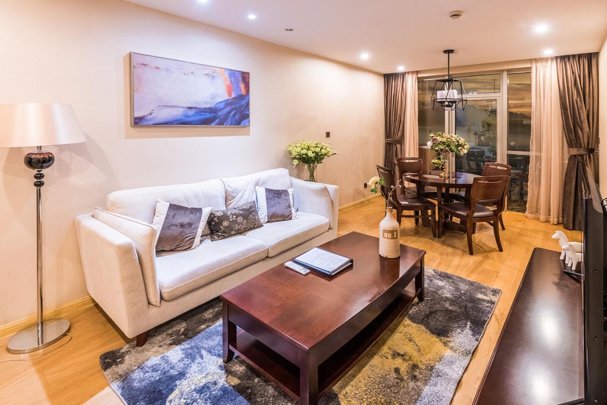Green Court Residence Jinqiao Diamond Sanghaj Kültér fotó