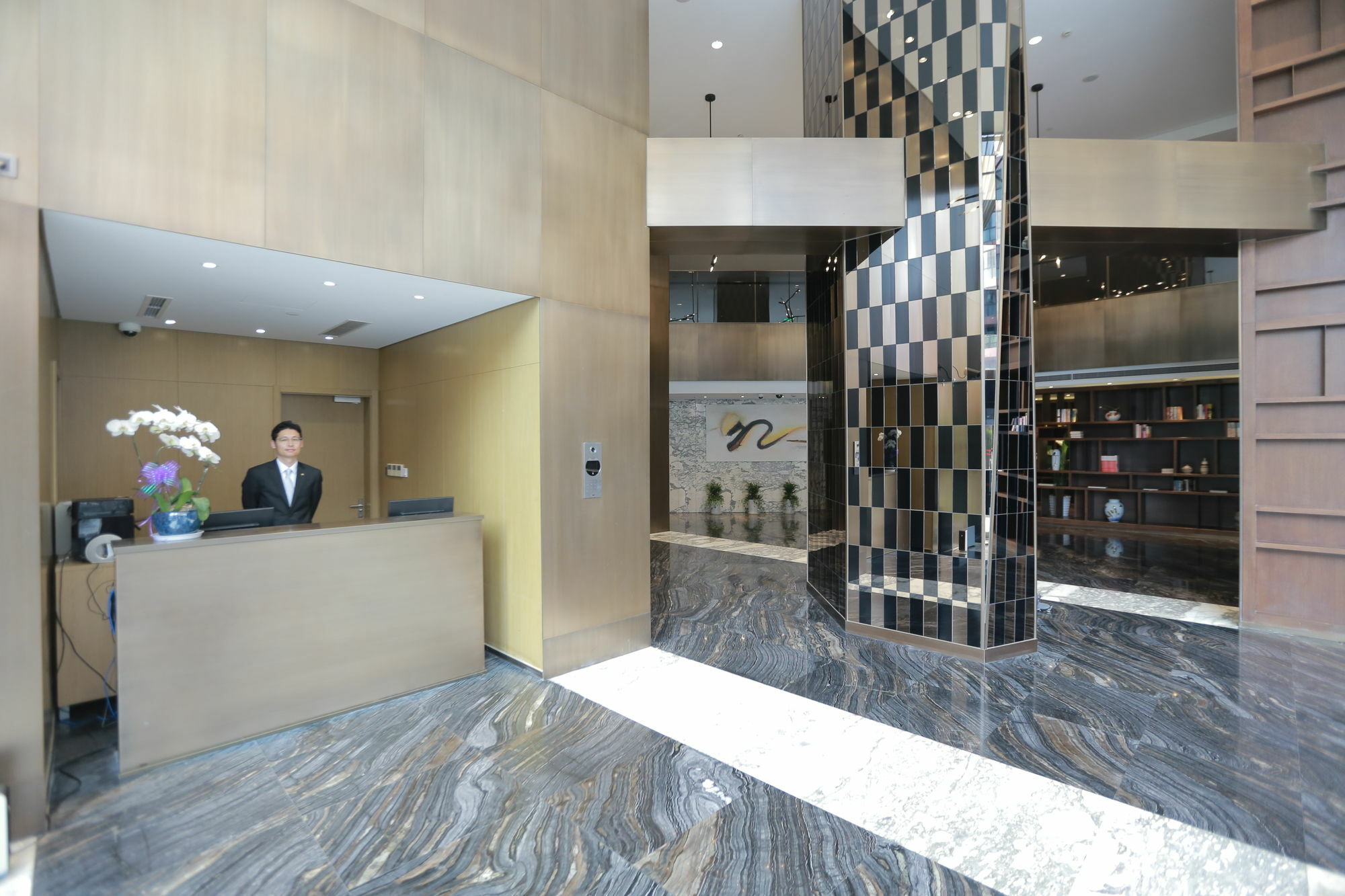Green Court Residence Jinqiao Diamond Sanghaj Kültér fotó